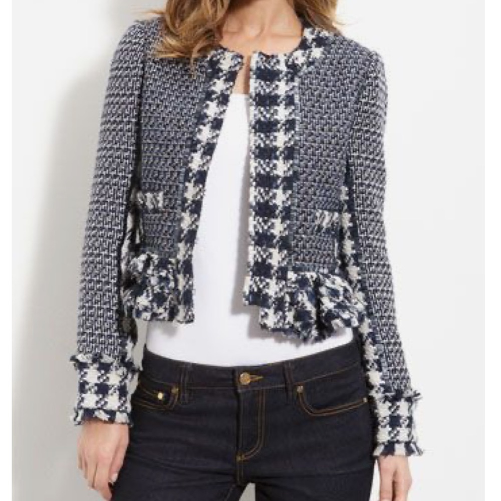 Tory Burch Jayla Tweed Jacket Size 4